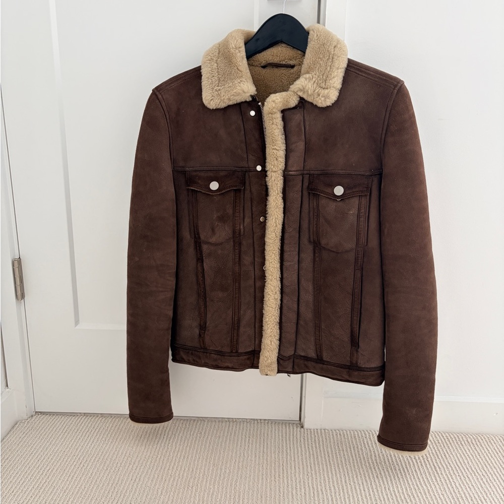J Lindeberg Shearling Trucker Jacket